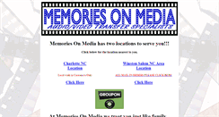 Desktop Screenshot of memoriesonmedia.net